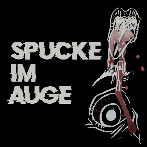 Spucke im Auge