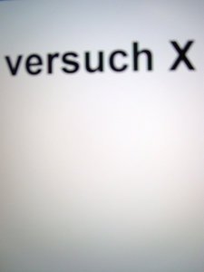 versuch X